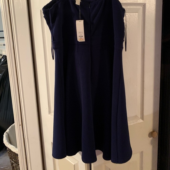 navy blue short dress - Picture 2 of 2